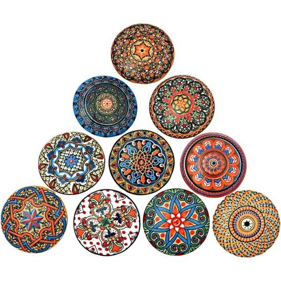 Lot De 10 Boutons Multicolores Forme Fleur - 12 Mm De Diamètre, 2 Trous - Pour Layette, Enfants, Créations