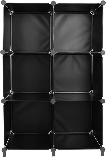 Armoire Penderie Portable Mondeer 20 Cubes - Rangement Modulaire Pour Vêtements Et Jouets