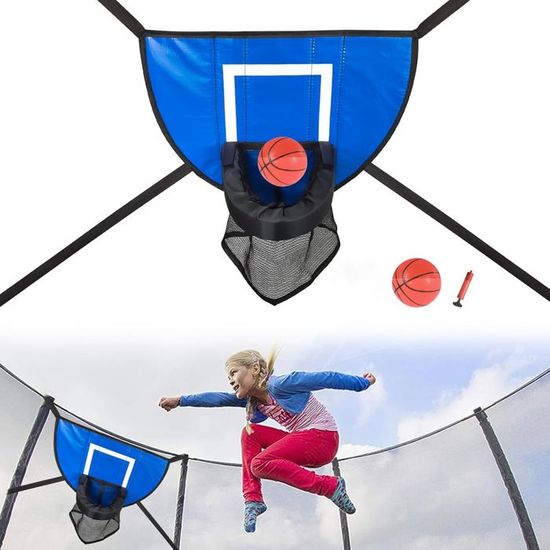 JurciCat Panier De Basket Réglable Enfant – 50 à 150 Cm, Avec 2 Ballons Et Pompe – Intérieur/Extérieur Dès 3 Ans