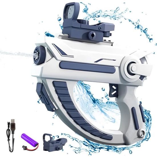 Nouveau pistolet à eau électrique à lumière dynamique jouet tir continu pistolet Nouveau pistolet à eau électrique à lumière dynamique jouet tir continu pistolet