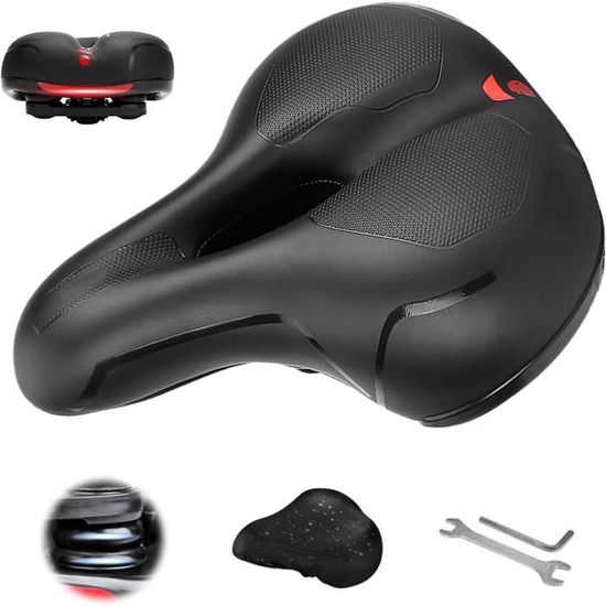 Selle Vélo Cloud Comfort Pro 2.0 - Siège Gel Confortable, Universel, Idéal Randonnée