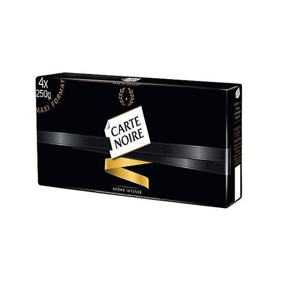 Cafe Carte Noir Moulu 4 X 250 G Achat Vente Cafe Moulu Cafe Carte Noir Moulu 4 X 250 Cdiscount