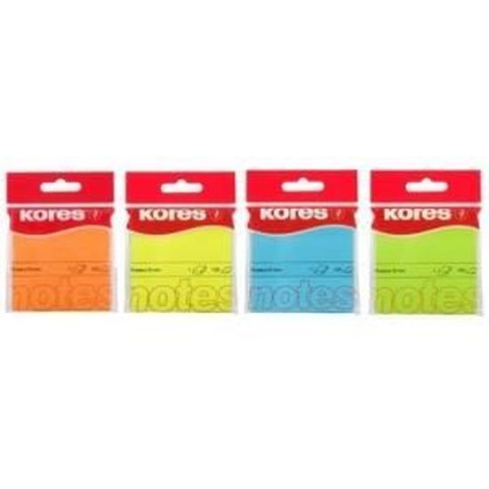 Kores Sticky Notes Kores notes adhésives 'neon', 75 x 75mm, uni, b… - Cdiscount Beaux-Arts ...