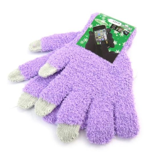 Ensemble Hiver Enfant MARUKO - Bonnet Écharpe Gants à Écran Tactile - Laine Acrylique - Cadeau Sport Extérieur