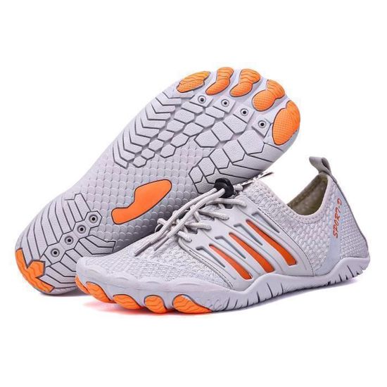 Chaussures Aquatiques Respirantes et Antidérapantes pour Homme – Séchage Rapide pour Plage, Natation et Surf
