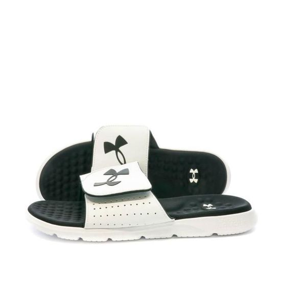 Claquettes Blanches Homme Under Armour Ignite Cdiscount Sport