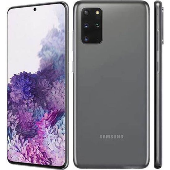6.7'' Samsung Galaxy S20+ 5G - Single SIM - 128 Go - 8 Go RAM - Gris cosmique