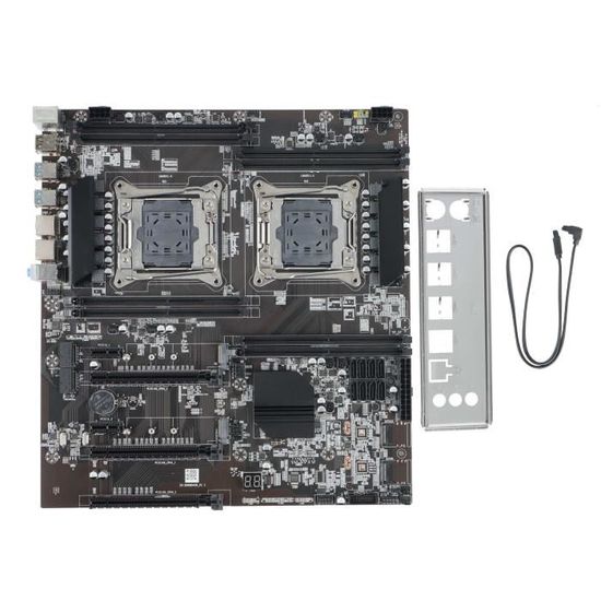Carte Mère Double CPU X99 + Câble SATA + Câble De Commutatio