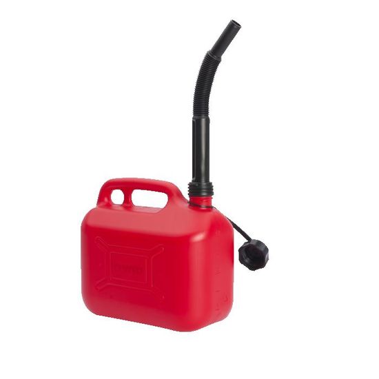 Bidon plastique. 5 L. Avec bec verseur