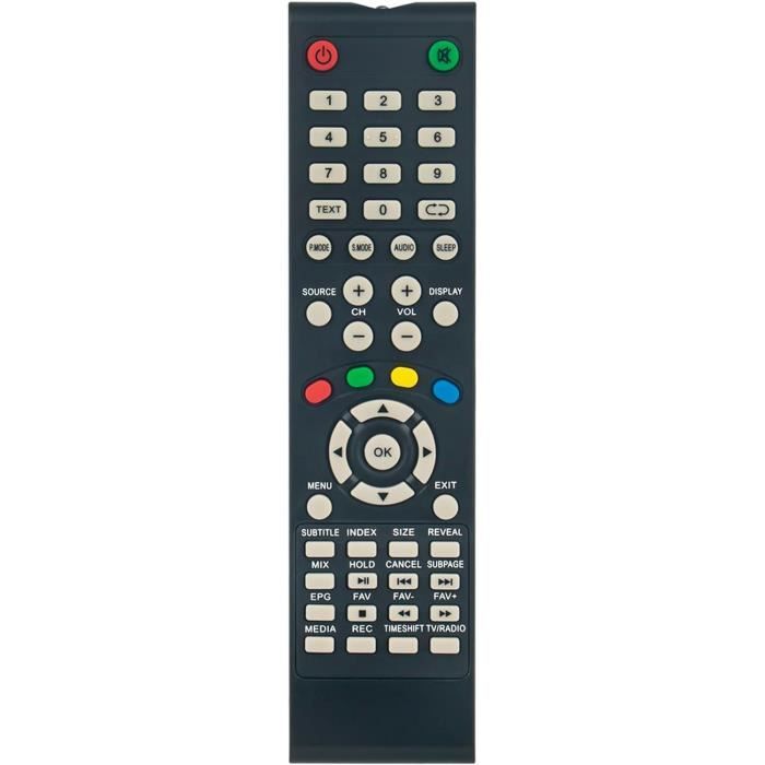 Telecomando Universale Compatibile Con TV Hyundai HY-TQL32R4-010, HY-TQL32R4-011, KDE32ML316ATS-1