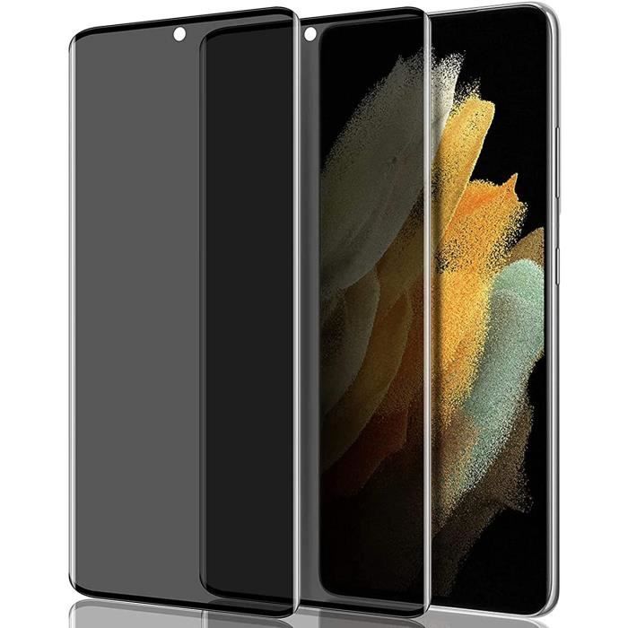 Verre Trempé pour Samsung Galaxy S21 5G[[2 pièces]] Anti Espion Film de Protection  écran[AntiPeeping AntiSpy] Ultra Résistant 103 - Cdiscount Téléphonie