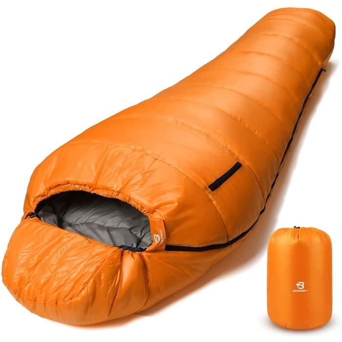 Sac de couchage Duvet Température extrême -10 degré pour grand Froid Camping Outdoor ultra-léger et Ultra-compact