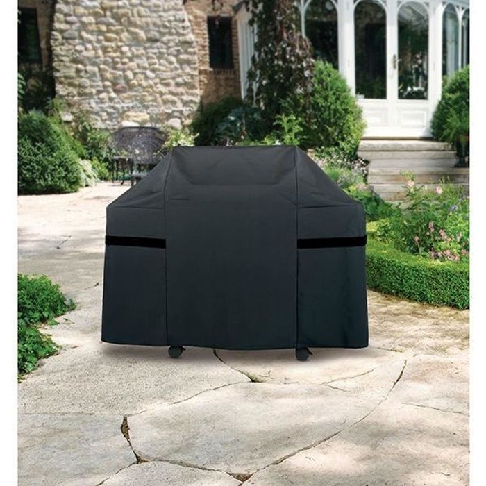 Housse Barbecue BBQ Protection Etanche Anti Poussière Anti Pluie 145x61x117cm