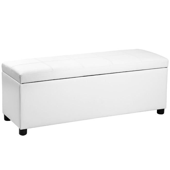 Banquette Blanc Cuir Pas cher