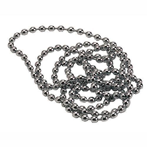 Chainette perlee laiton chrome