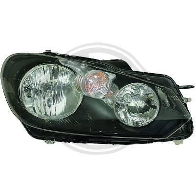 2215083 Feu phare gauche ( cote conducteur ) pour VW Golf 6 de 2008 a 2012 Look Origine