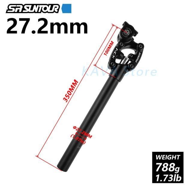 Pièce Détachée,SR Suntour NCX suspension d'amortissement de vélo tige de selle VTT 50mm voyage - Type NCX 27.2MM
