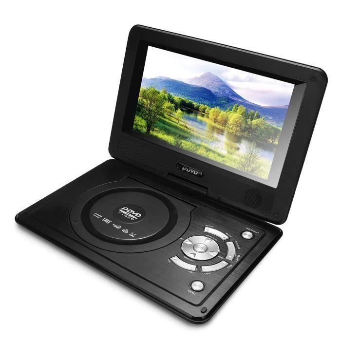 Kit 8.8'' DVD Lecteur Portable 270° Pivotant USB SD MS MMC TV AV MP4 DVD SVC VCD CD CD-R RW MP3 NEU6414970352153