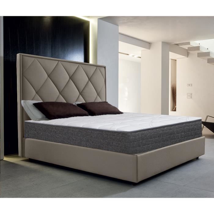 Matelas 140x190 Mousse Ergonomique - Epaisseur 19 cm - JOLIE - Fermé - CosmoDesign