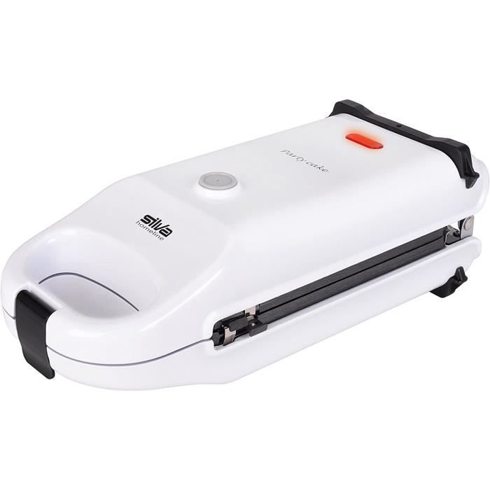Silva-Homeline 303 cm 303 Moule à donuts, gaufres et cake pop, acier inoxydable et plastique, blanc