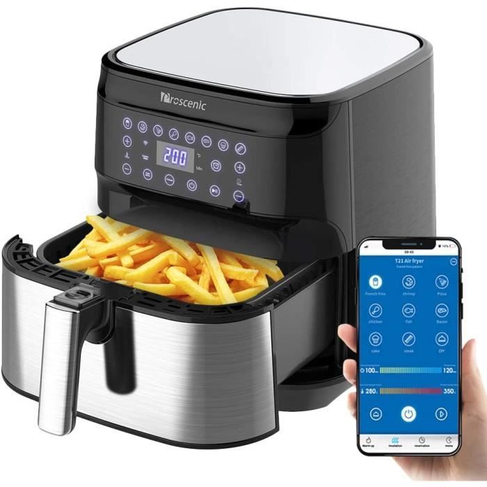 FRITEUSE ELECTRIQUE Proscenic T21 Friteuse à air Grand écran LED Digital et minuterie et Maintien au Chaud sans Hu16