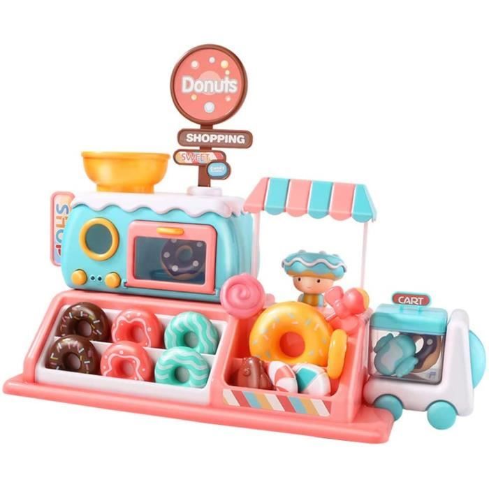 Support de supermarché de Chariot de crème glacée sur des Roues MobilesMon Premier Ensemble de Desserts de Nourriture de Joue 233