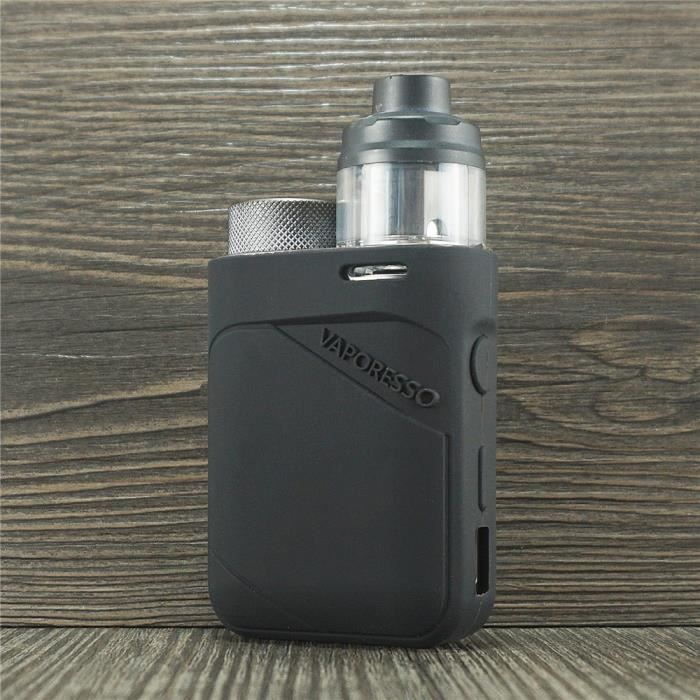 Périphériques Gamers,2 pièces Coque En Silicone Pour Vaporesso Swag PX80 Kit 80W Vape Est Texture Peau de Couverture - Type black