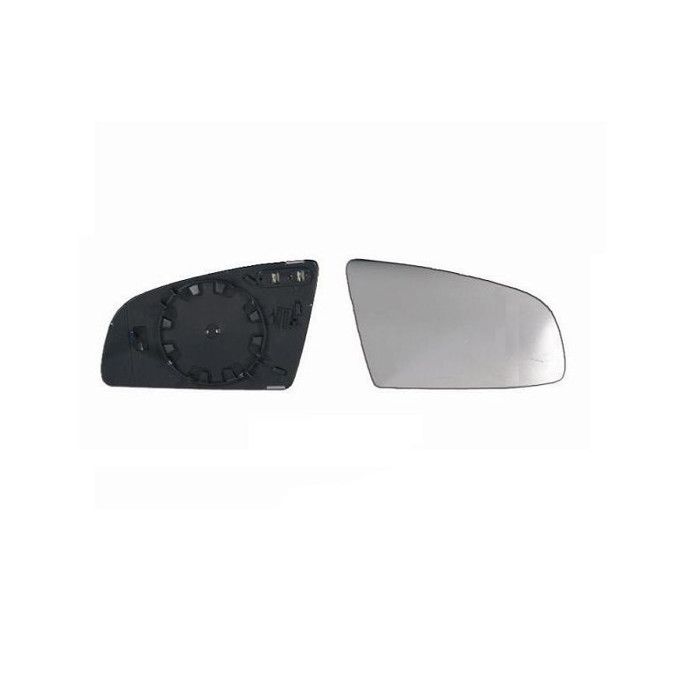 Miroir Glace rétroviseur droit pour AUDI A3 II ph.2 (3 portes) 2005-2008, dégivrant, à clipser.