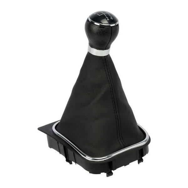 CORONA Pommeau + Soufflet adaptable pour Golf 6 - 5/6 vitesses - Noir