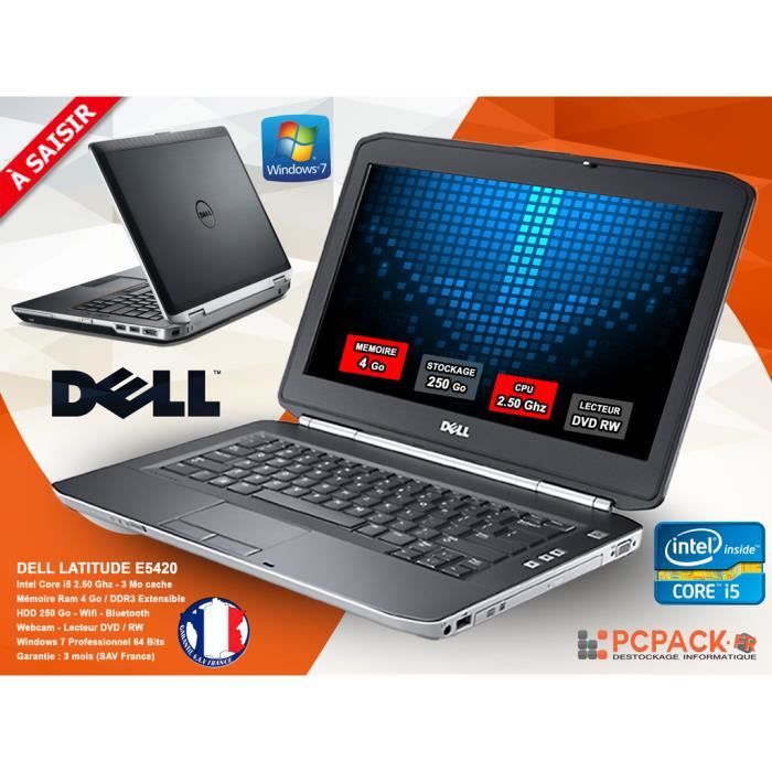 DELL E5420 I5 2.5GHz 4G 250G DVD WIFI