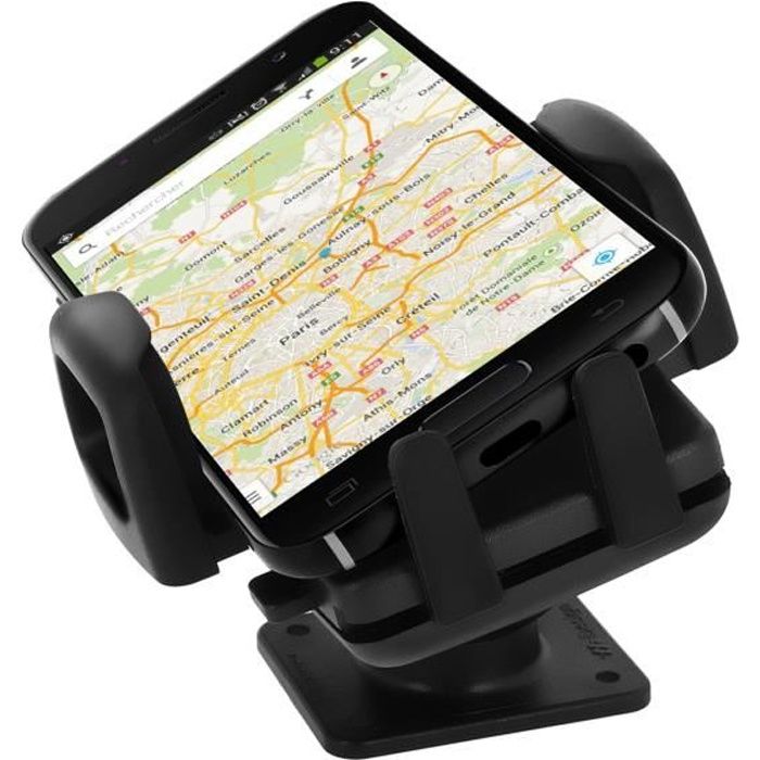 Support Smartphone Voiture Auto Universel Rotatif 360° Fixation Adhésive ou Vis