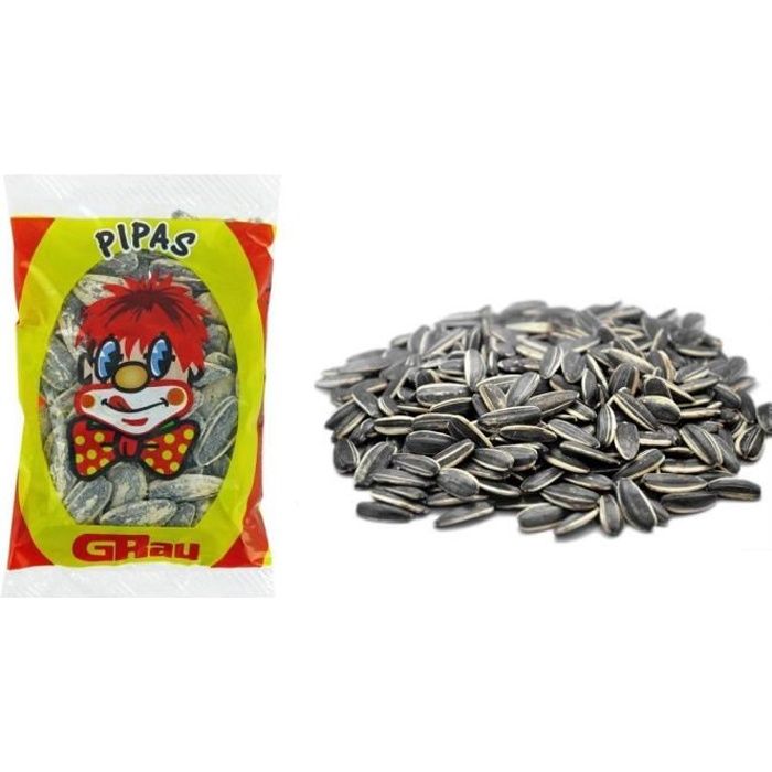 Lot 20 sachet de 15g Pipas Graines graine de Tournesol Grillées salées- 202