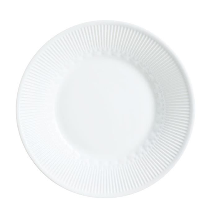 Assiette creuse 23 cm - Alizée Perle - Luminarc Blanc