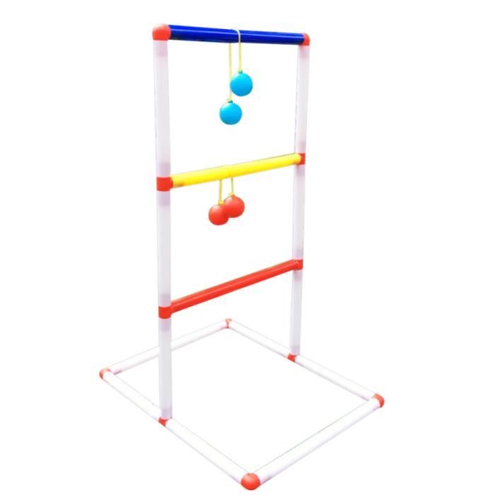 1 jeu d'échelle simple de lancer de balle de de cadre de kit de pour intérieur extérieur enfants BALLON DE FOOTBALL