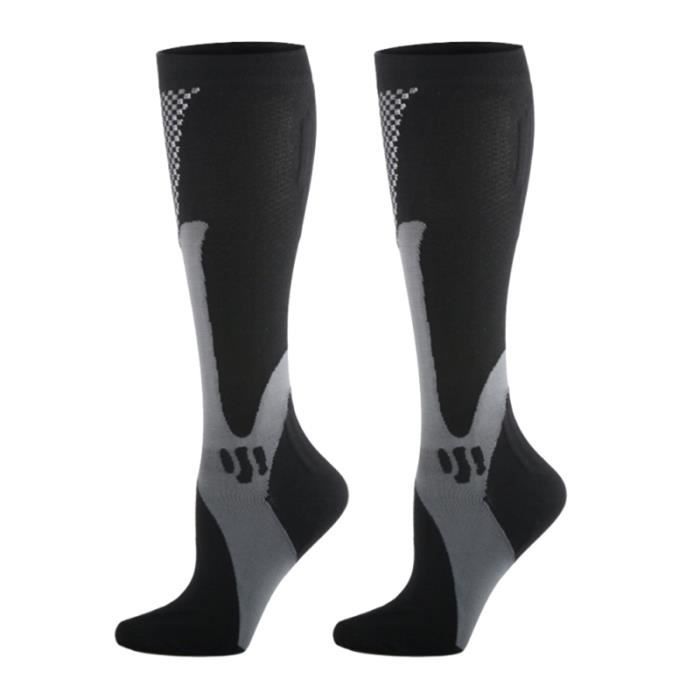 2 paires de chaussettes de de sport de football Running CHAUSSETTES DE RECUPERATION - CHAUSSETTES DE