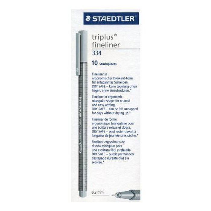 Staedtler 334-82 Triplus Fineliner Feutre d'écr…