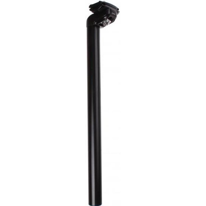 Tige de selle 25,0 x 350 mm noir d'aluminium