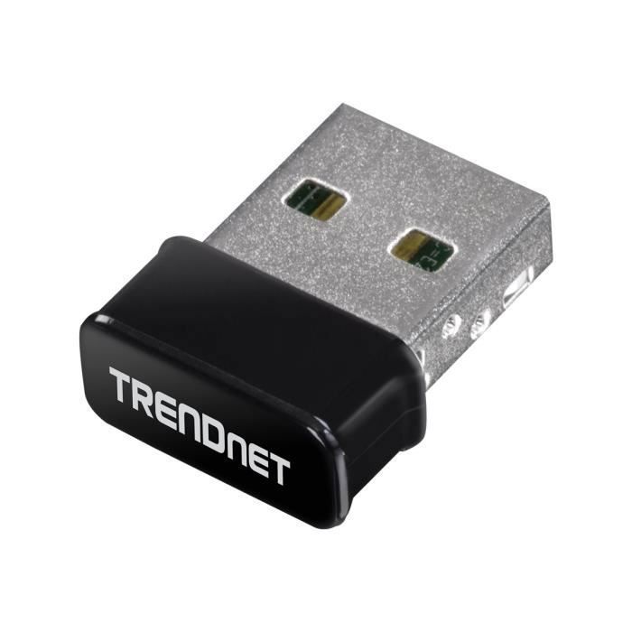 TRENDNET Adaptateur Wi-Fi TEW-808UBM - IEEE 802.11ac - USB - 1,17 Gbit/s - 2,40 GHz ISM - 5 GHz UNII - Externe