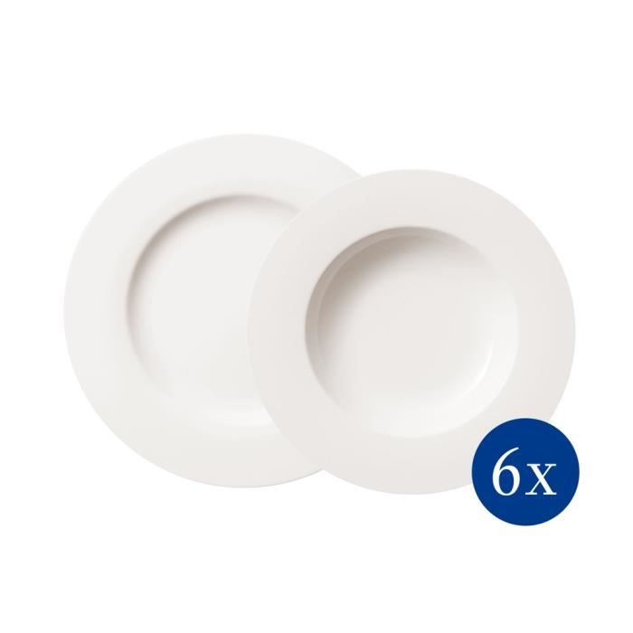 Villeroy & Boch Twist White Service de table 12 pièces