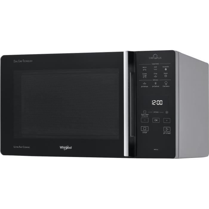 WHIRLPOOL MCP-349SL-Micro ondes combiné silver-25 L-800 W-Grill 900 W-Pose libre