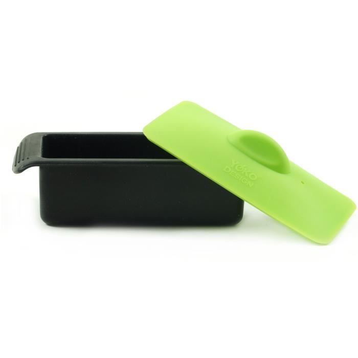 YOKO DESIGN Terrine et presse noir et vert