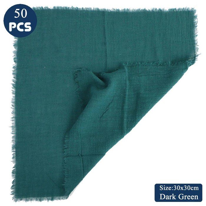 Lot De 50 Serviettes En Papier Jetables à 2 Plis Festonnées Pour Cocktail, Boisson, Dessert, Mariage, Fête D'anniversaire - Rose Clair