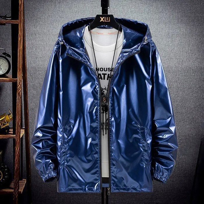 Members Only Original Iconic Racer Jacket Veste en Coton légère, Gris Clair, M Homme