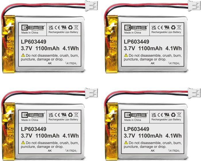 Batterie Lipo 3.7v EEMB Batterie Lithium Polymère 3,7v 150mAh 401730 Batterie Batterie Polymère