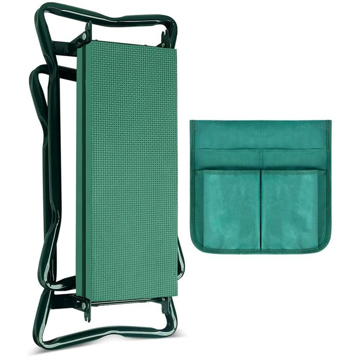 Hengda 2 en 1 Tabouret de Jardin Agenouilloir de Jardin avec Sac à