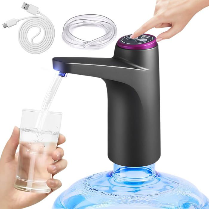 Pompe à Eau électrique USB Pour Bouteille - Distributeur D'eau Automatique - Pour Camping, Maison, Bureau - 5