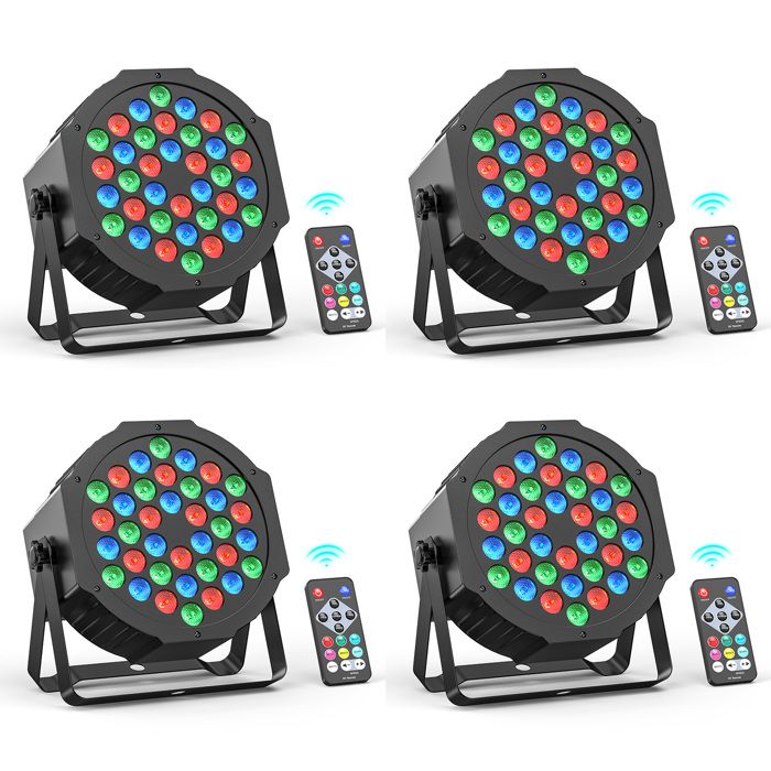 BeamZ SB400 - Projecteur Blinder LED COB 200W - Effet Stroboscope Et éclairage Scène - DMX, Son, Auto - Blanc Chaud