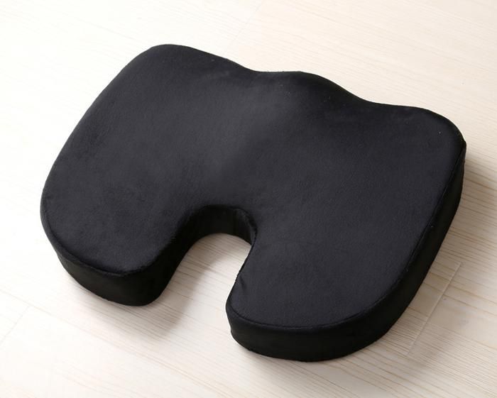 Acheter Coussin orthopédique antidérapant en mousse à mémoire de forme, coussin de Coccyx pour le Coccyx, sciatique, soulagement des douleurs dorsales, confort, chaise de bureau et voiture