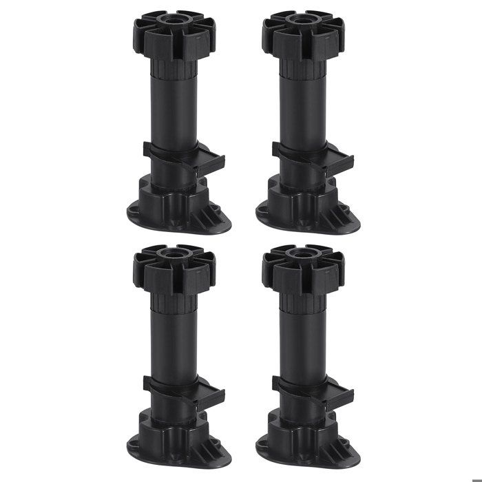 8pcs Pieds De Nivellement Meuble Réglable Pied Réglable Patin De Meuble Jambe Pied De Table Chaise Base Protection Plancher M6 X 10 X 30mm