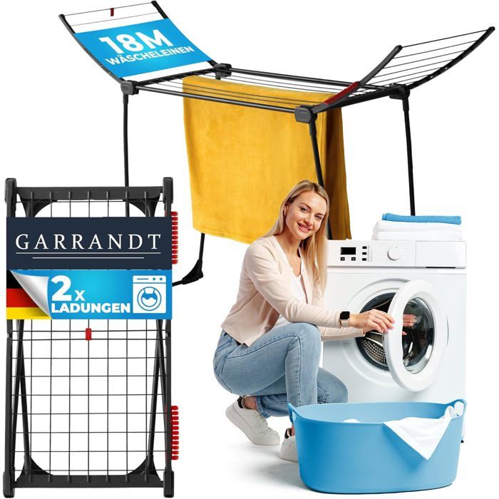 Supports de séchage à linge robustes - Durables et peu encombrants Supports de séchage à linge robustes - Durables et peu encombrants